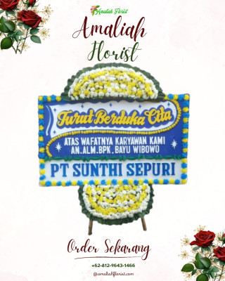 Papan Bunga Duka di Meranti