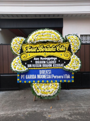 Papan Bunga Duka di Meranti